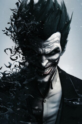 Plakát, Obraz - Batman Arkham - Joker, 61 × 91.5 cm