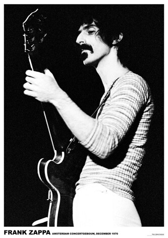 Plakát, Obraz - Frank Zappa - Amsterdam ’70, 59.4 × 84 cm