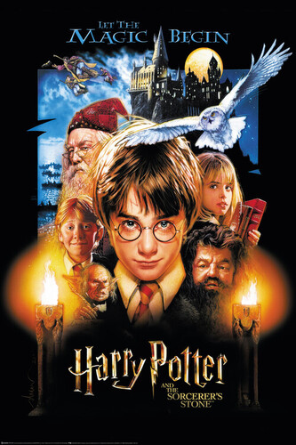 Plakát, Obraz - Harry Potter - Kámen mudrců, 61 × 91.5 cm