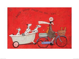 Umělecký tisk Sam Toft - Don't Dilly Dally on the Way, 80 × 60 cm