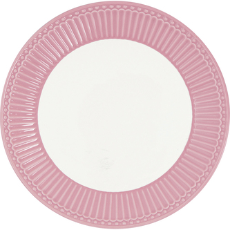 Porcelánový jídelní talíř Alice Dusty Rose