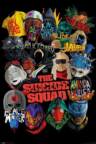 Plakát, Obraz - The Suicide Squad - Icons, 61 × 91.5 cm