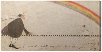 Obraz na plátně Sam Toft - I Would Wait My Whole Life For You, 2 - 100×50 cm