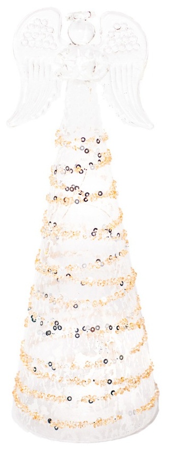 Akrylový anděl s LED světýlky Tana velký