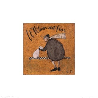 Umělecký tisk Sam Toft - It‘ll Turn Out Fine, 30 × 30 cm