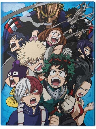 Obraz na plátně My Hero Academia - Cobalt Blast Group, 2 - 30×40 cm