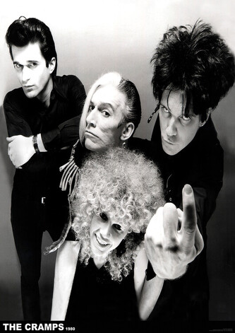 Plakát, Obraz - The Cramps - Group Finger, 59.4 × 84 cm