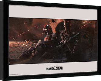 Obraz na zeď - Star Wars: The Mandalorian - Cover, 34.3 × 44.5 cm