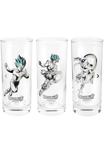 Sklenička Dragon Ball - DBS/ Goku, 3 x 0,3 l
