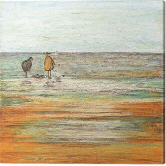 Obraz na plátně Sam Toft - Sandcastle Progress Report, 2 cm - 40×40 cm