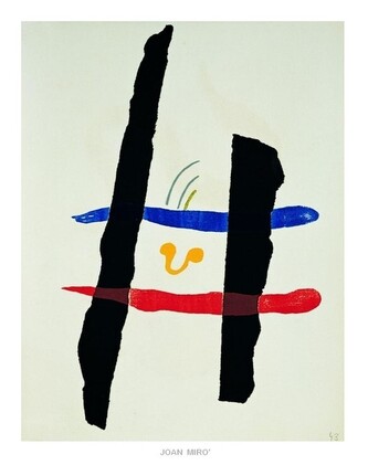 Umělecký tisk À toute épreuve - Spolehlivý, Joan Miró, 60 × 80 cm