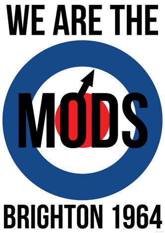 Plakát, Obraz - Mods - Target / We Are The Mods 1964, 59.4 × 84 cm