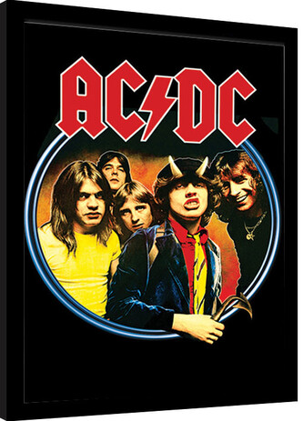 Obraz na zeď - AC/DC - Group, 34.3 × 44.5 cm