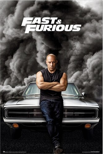 Plakát, Obraz - Fast & Furious - Dominic Toretto, 61 × 91.5 cm