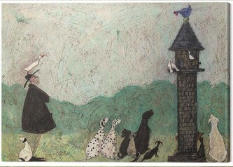 Obraz na plátně Sam Toft - Sam Toft - An Audience With Sweetheart, 2 cm - 40×30 cm