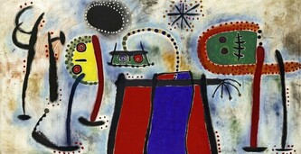 Umělecký tisk Obraz - Peinture, 1953, Joan Miró, 80 × 60 cm