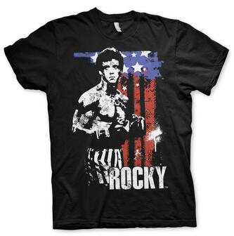 Tričko Rocky - American Flag, XL