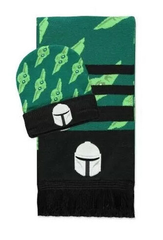Šála & čepice Šála & čepice Star Wars - The Mandalorian Green