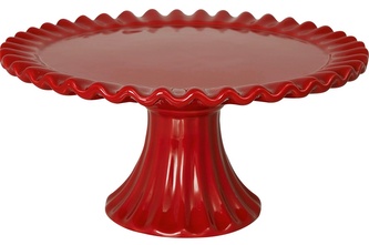 Porcelánový stojan na dorty Charline Red malý