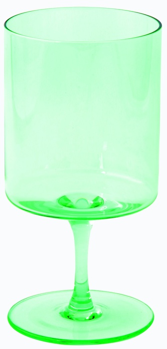 Sada dvou zelených skleniček na víno Rainbow Green