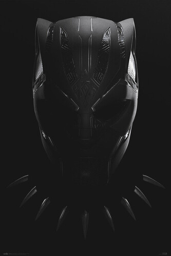 Plakát, Obraz - Black Panther: Wakanda Forever - Mask, 61 × 91.5 cm