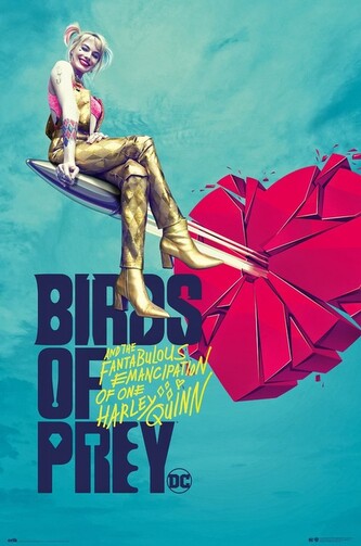 Plakát, Obraz - Birds of Prey: Podivuhodná proměna Harley Quinn - Broken Heart, 61 × 91.5 cm