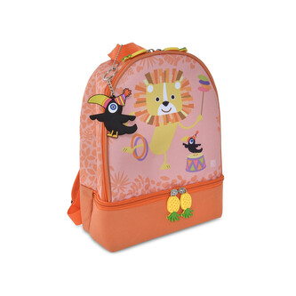 Dětský termobatoh Funny Jungle, 5l, Iris Barcelona, oranžový