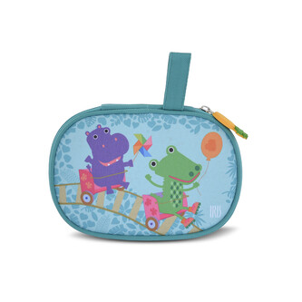 Dětský termoobal na svačinu Funny Jungle, Iris Barcelona, mentolový