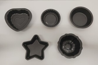 Plechová  formička na pečení 1 ks, ruzne druhy