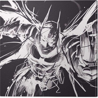 Obraz na plátně Batman Arkham Knight - Grapple, 2 - 40×40 cm