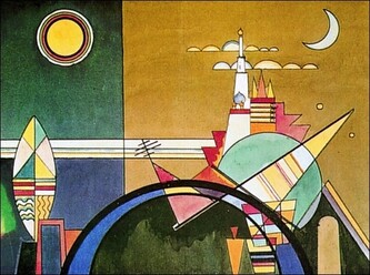 Umělecký tisk Kandinsky - La Grande Torre Di Kiev, Wassily Kandinsky, 30 × 24 cm