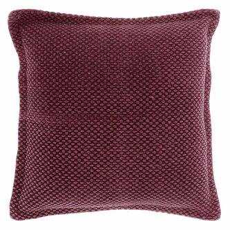 Režný polštář Zaza vínový