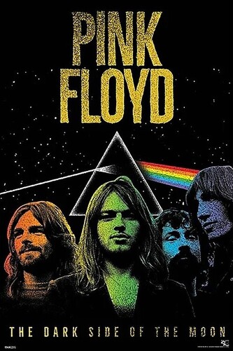 Plakát, Obraz - Pink Floyd - Dark Side of the Moon, 61 × 91.5 cm