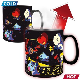 Měnící hrnek BT21 - Space, 0,46 l