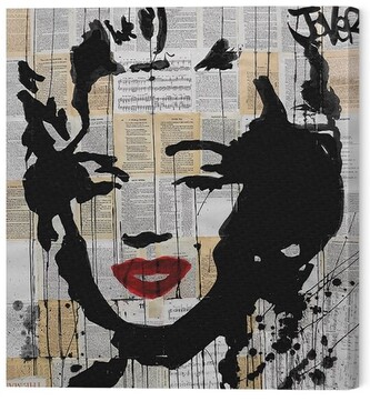 Obraz na plátně Loui Jover - Marilyn, 2 - 40×40 cm