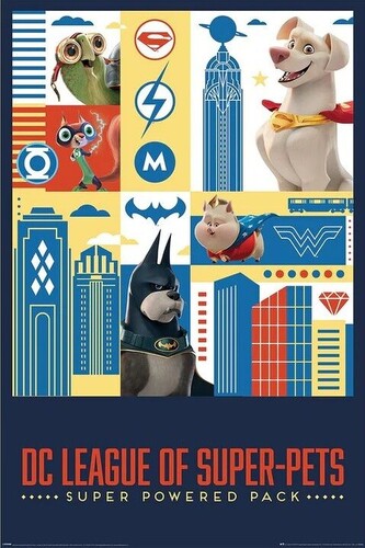 Plakát, Obraz - DC Super Pets - Activate, 61 × 91.5 cm