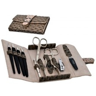 Dukas PL253 - Béžová manikúrová sada s řemínkem pro ženy