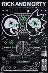 Plakát, Obraz - Rick and Morty - Classickal, 61 × 91.5 cm