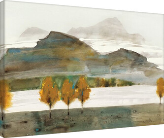 Obraz na plátně Law Wai Hin - Autumn Trees II, 2 - 80×60 cm