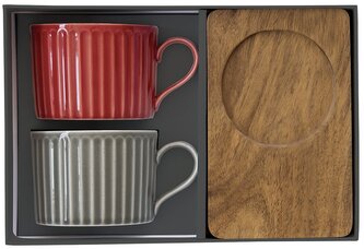 Porcelánové šálky a podšálky Take A Break Design 1