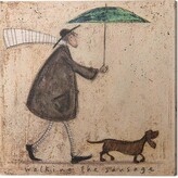 Obraz na plátně Sam Toft - Walking the Sausage, 2 cm - 40×40 cm