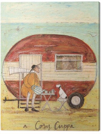 Obraz na plátně Sam Toft - A Cosy Cuppa, 2 cm - 30×40 cm