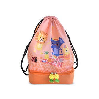 Dětský termovak na svačinu Funny Jungle, 5l, Iris Barcelona, oranžový