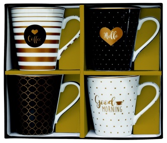 Porcelánové hrnky Good Morning