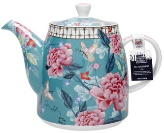 Čajová konev Teal Floral