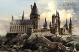 Plakát, Obraz - Harry Potter - Hogwarts, 120 × 80 cm