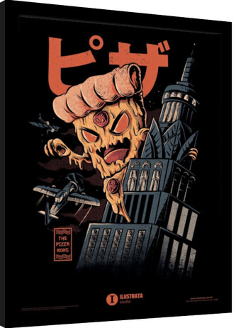 Obraz na zeď - Ilustrata - The Pizza King, 34.3 × 44.5 cm