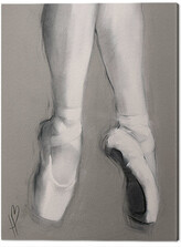 Obraz na plátně Hazel Bowman - Dancing Feet II, 2 - 30×40 cm