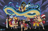 Plakát, Obraz - One Piece - The Crew vs Kaido, 91.5 × 61 cm