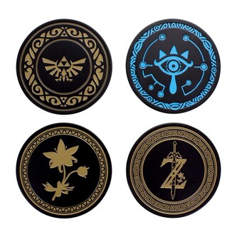 Podtácek The Legend of Zelda - Symbols, 9 x 9 cm